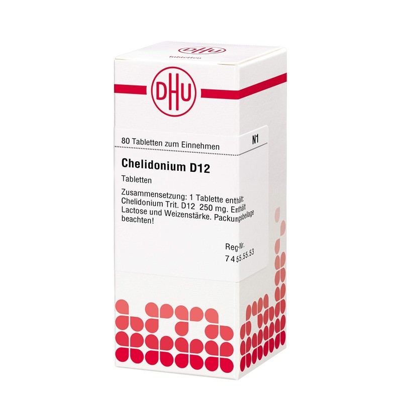 CHELIDONIUM D 12 Tablets Pack of 80