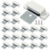 Jersvimc 24Pcs Cabinet Door Magnets Catch Magnetic Door Catch, Magnetic