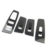 Korlot Carbon Fiber Style Window Lift Trim Switch Panel Cover