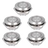 5Pcs Momentary Push Button Switch Metal Auto Reset Ultra Thin