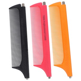 SAFIGLE 3pcs Stretch Pointed Tail Combs Handle Hair Rake for Salon and Home Use for Styling Sectioning and Scalp Massaging for All Ages