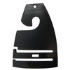 Black Neck Tie Hangers for Retail, Economic Plastic Tie Hooks
