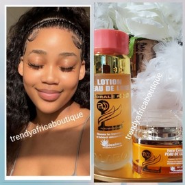 peau de lune 2pcs. Peau De Lune Florale Face Cleanser & Face Cream With Carrot Extracts