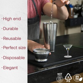 Smarty Had A Party 192 Glasses 2 oz. Clear Plastic Mini Martini Shot Disposable Cocktail Glasses