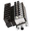 Baomain 8 Space Pneumatic Solenoid Valve Set PT1/8'' 4V110-06 24VDC