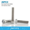 Joamang M8 x 12mm 20Pcs Hex Head Bolts, M8 x