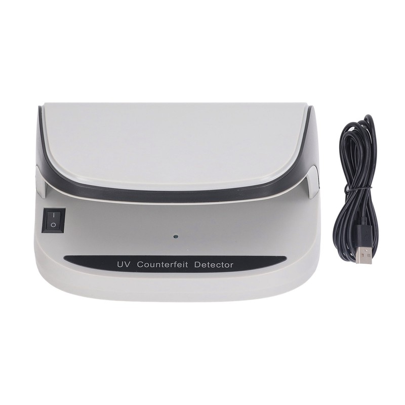 UV Counterfeit Bill Money Detector Automatic On Off Currency Detector