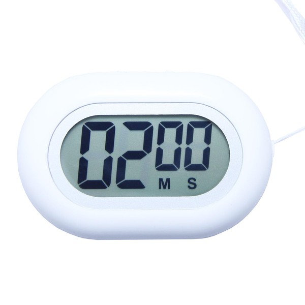 Kitchen Timer, INRIGOROUS Kitchen Timers for Cooking Timer Magnetic Back Countdown Stopwatch Timer with Loud Alarm Big Digit for Cooking, Pomodoro, shower, kids, Toothbrush (1)