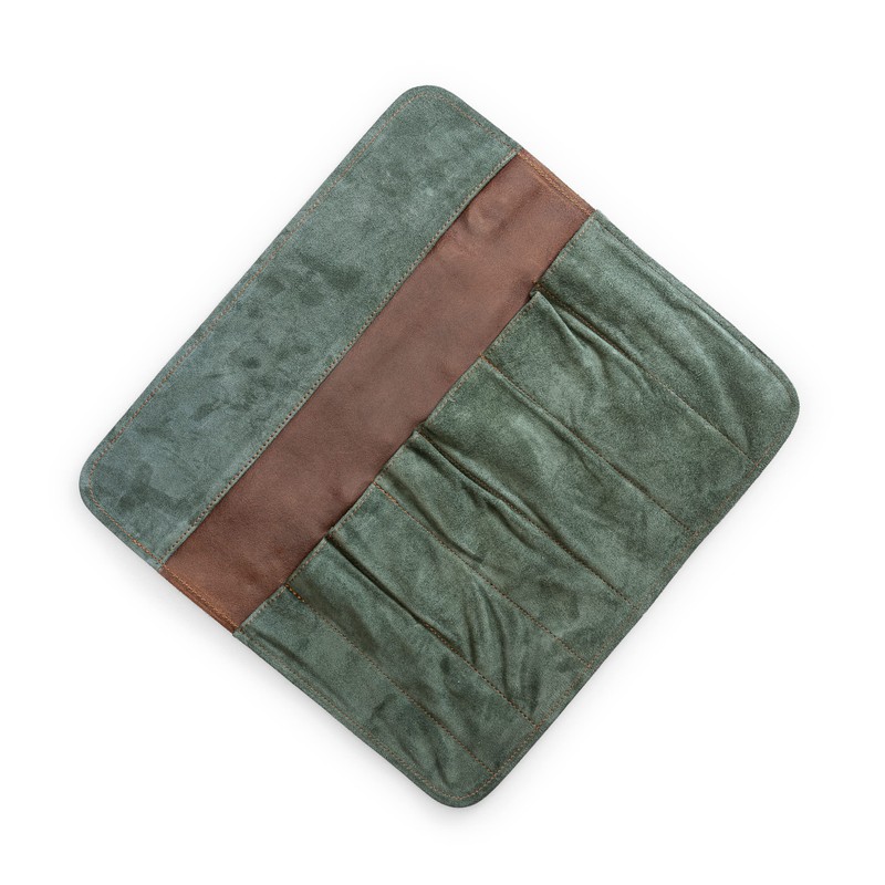 Leather Knife Roll Bag for Chef`s - Premium Knife Roll