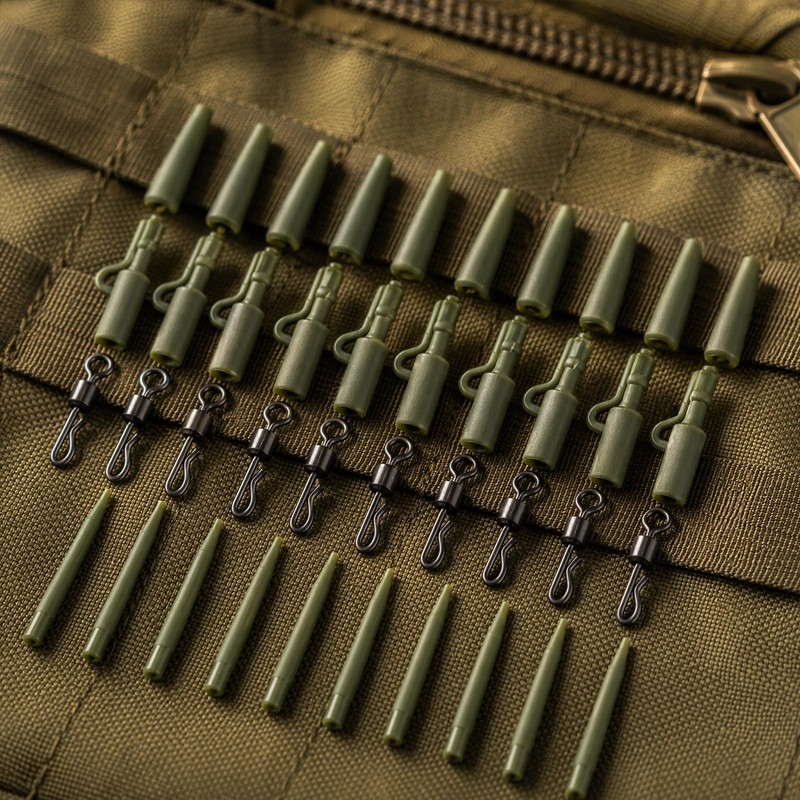Carp Fishing Tackle Accessories Kit - Safety Lead Clips Action