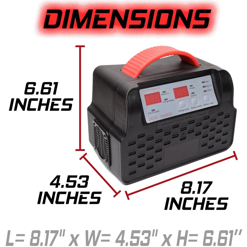 12V Deep Cycle/AGM 2AMp Trickle Charger 10 and 6 amp