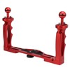 Dual Handle Grip Holder, Handheld Tray Stabilizer Rig Diving Underwater