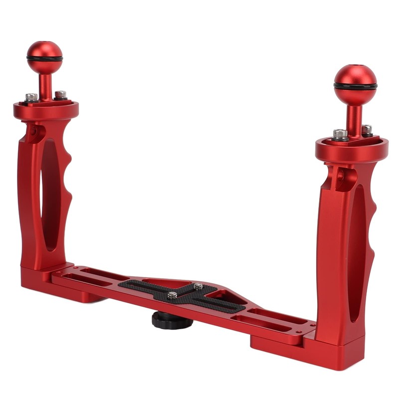 Dual Handle Grip Holder, Handheld Tray Stabilizer Rig Diving Underwater