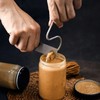 THJOPOKEEL Natural Peanut Butter Stirrer, Stainless Steel Butter Stirrer With