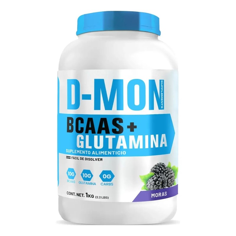 Bcaas Glutamina D-mon 1 Kg Creatina Vikingo 1kg Sabores