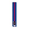 Martial Arts Cotton Striped Coloured Grading Belt - Blue Belt