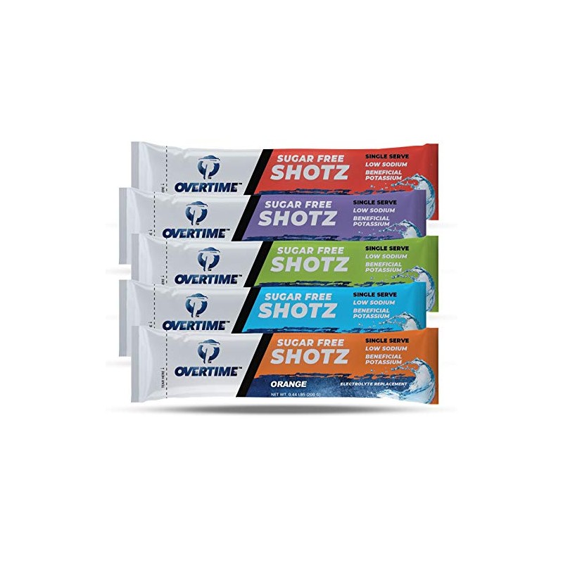Overtime Electrolyte Replacement Drink Mix - Single Serve Variety Pack