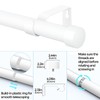VOIIY 2 Pack Curtain Rods for Windows 48 to 84