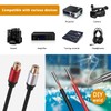 sovunis 2Packs Speaker Wire RCA Audio Both Female Plug Jack