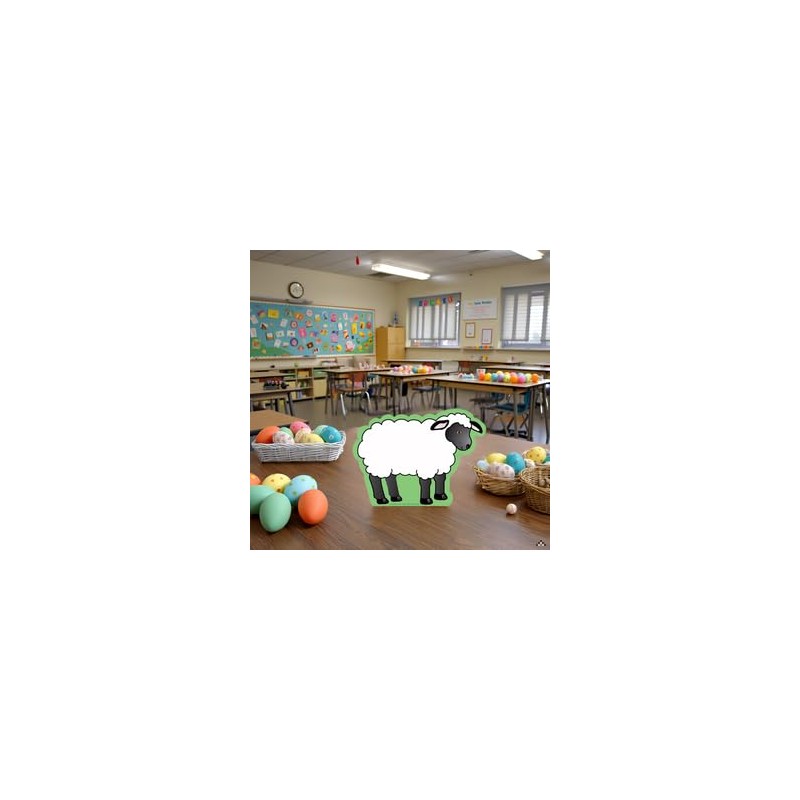 SHAPES ETC. Sheep Large Notepad 5inx7in 50 sht Barnyard Animals