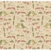 Stesha Party Dinosaur Valentines Day Wrapping Paper - Folded Flat