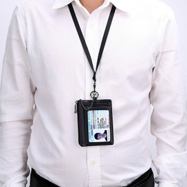 Unbranded Genuine Leather Wallet Slim Minimalist Credit Card Holder Front Pocket Keychain