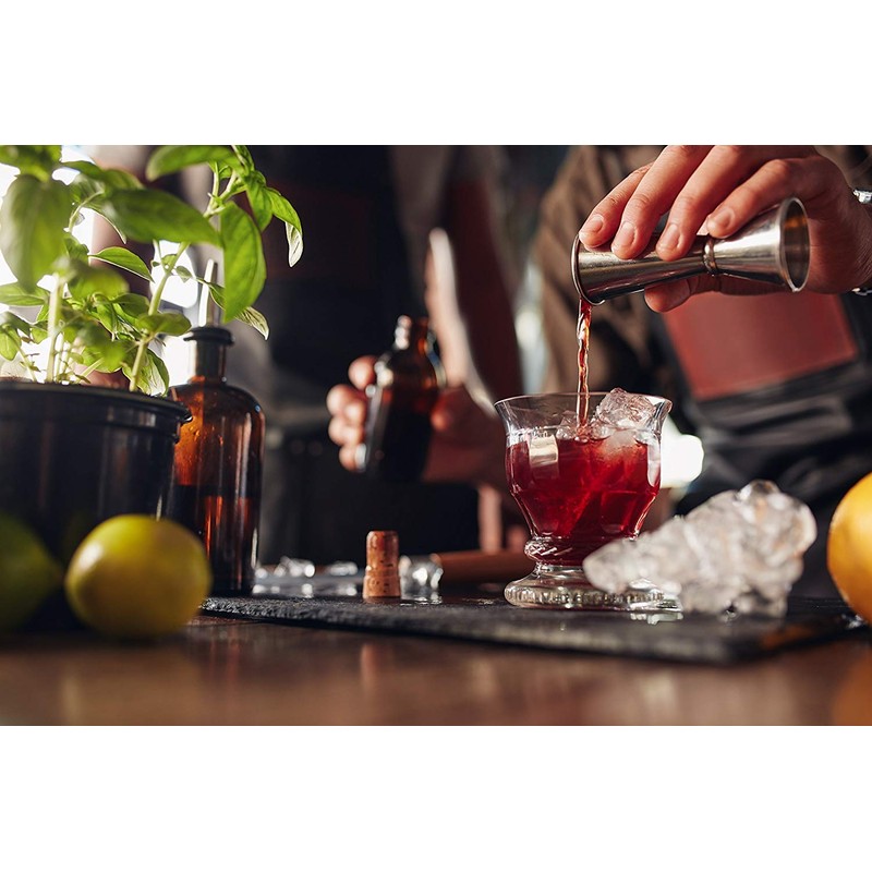 Double Clear Plastic and Stainless Steel Japanese Style Jigger, Set