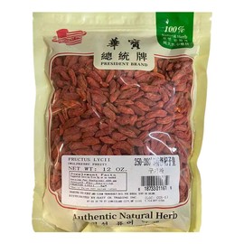 Sweet Post Chinese Wolfberry - Goji Berries | 100% Natural Sun-Dried Whole Fruit | Sulfate & Additive Free - Great Flavor for Drinks and Soup 特级红枸杞 12 OZ