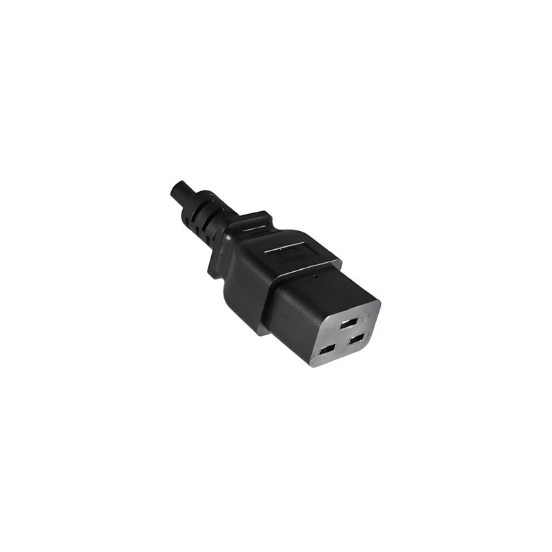 DINIC Power Cable CEE 7/7 Earthing Contact Plug to C19
