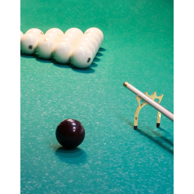 QWOKR Telescopic Snooker Cue Stick Bridge with 3 Brass Bridge
