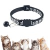 Pack of 2 Cat Collars with Safety Clasp and Bell,