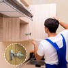 4 Pieces 105° Hinge with Damper, Standard Hinge for Kitchen