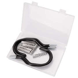 LIVEGREEN 6 Pack Bike Hooks, Heavy Duty Bicycle Storage Hooks Set Storage Hooks Wall Mounted Hook Set for Mountain/Road Bikes