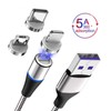 Magnetic 3 in 1 USB Fast Charging Cable Devices Smartphone