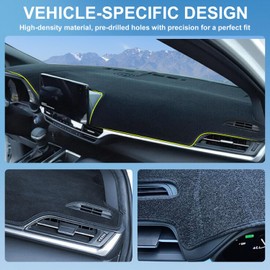 Xipoo Dashboard Cover Mat Compatible with 2021-2025 Toyota Sienna Dash Board Cover Nonslip Sun Resistant Dash Mat Replacement for 2021-2025 Toyota Sienna Accessories