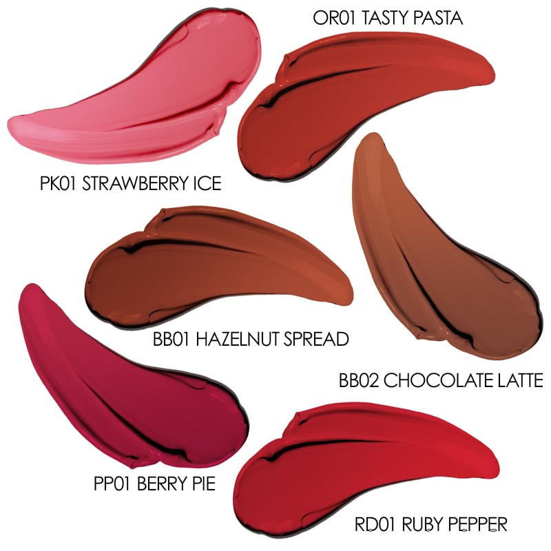 FOCALLURE 2-in-1 Lip Stain & Gloss Oil, Long-Lasting Transfer Proof