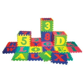 WonderFoam Letters and Numbers Puzzle Mat, 72 Pieces (AC4390)