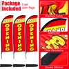 Buryeah 3 Sets Grand Opening Feather Flag Pole Kit 7ft