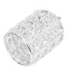 Crystal Makeup Brush Holder European Style Rounded Crystal Glass Cosmetic
