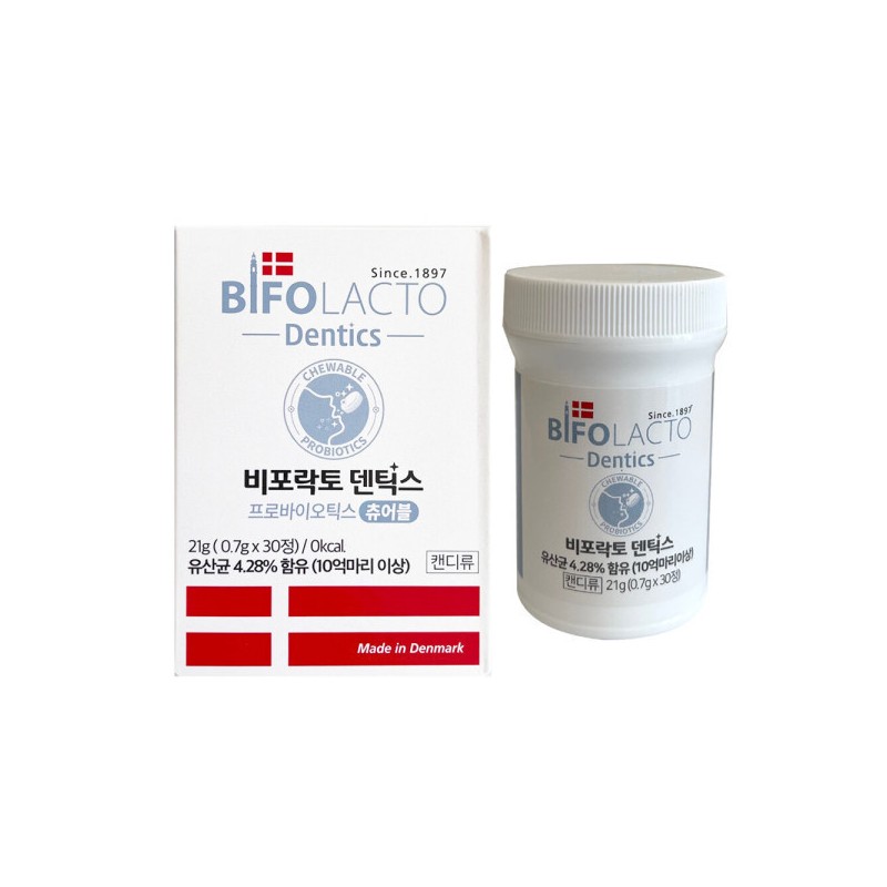 Beforacto 비포락토 덴틱스 프로바이오틱스 츄어블 0.7g x 30캡슐 / 써클
