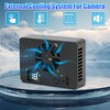 VINGVO Camera Cooling Fan, Mini Camera Fan with Real-Time Temperature
