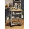 Industrial KitchenCraft Vintage-Style Cruet Set with Galvanised Steel Bottle Stand,