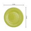 UPware 4-Piece 6 Inch Melamine Dessert Plates Appetizer Dinner Plates