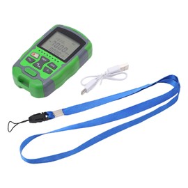 Optical Fiber Power Meter Optic Cable Tester ‑70~+10dbm Digital Display Rechargeable 30MW