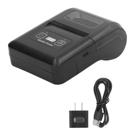 Portable Thermal Label Printer Bluetooth Maker Machine Handheld 58mm for Address Barcode Receipt  100‑240V