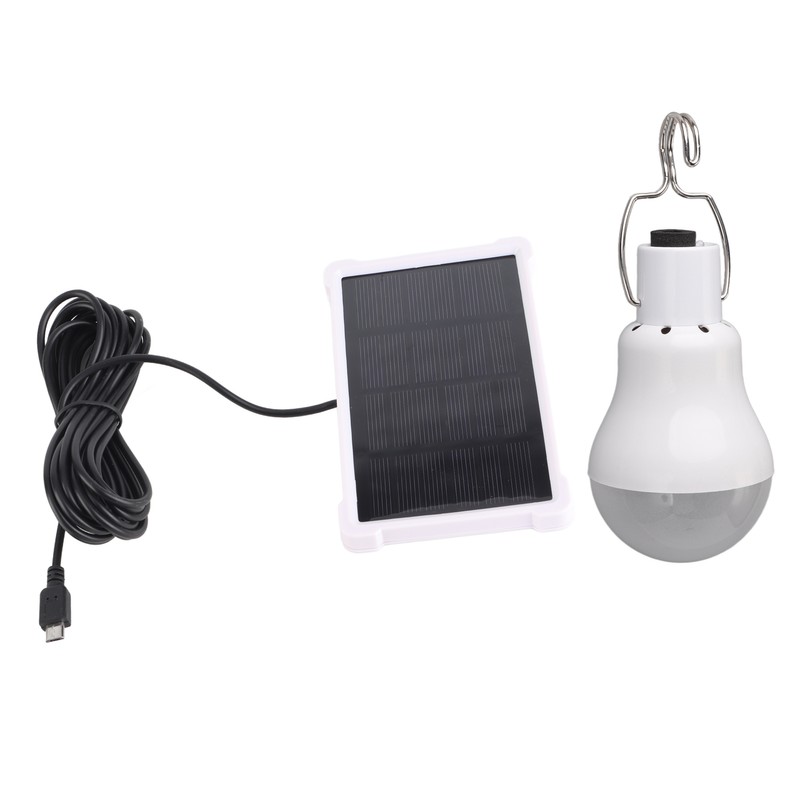 Portable Solar LED Light Bulb Rechargeable Solar Light Bulb for