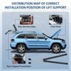 Front Engine Hood Struts Shocks Lift Supports Gas Springs 6489