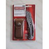 Craftsman 94845 Folding Lockback Utility Knife Wooden Handle Sheath