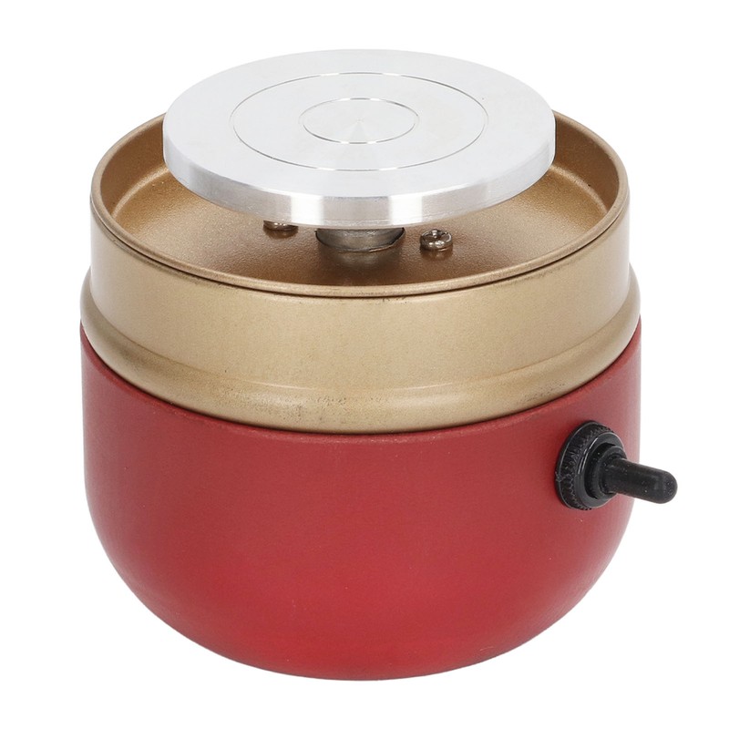 Mini Electric Pottery Wheel Machine Small Portable Red Pottery Forming