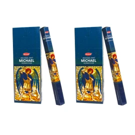 Krishan Archangel Michael Incense Sticks Incense Sticks 240 Joss Sticks (12 Hexa Tubes of 240 Sticks) Joss Incense sticks, Yoga stick, Organic incense sticks, Positive vibes incense sticks